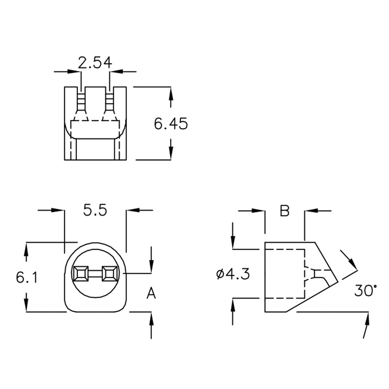 LED Lens Holder LS-QX3K-1